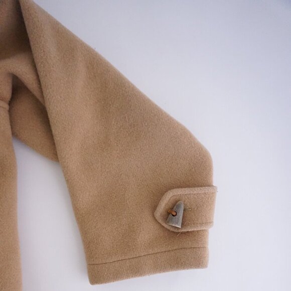 Vintage '70s Gloverall 90% Wool Camel Tan Original English Duffle Coat Jacket 46 - Picture 13 of 13